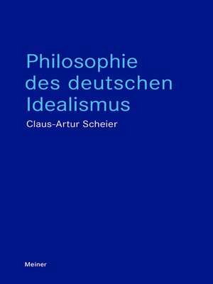 cover image of Philosophie des deutschen Idealismus